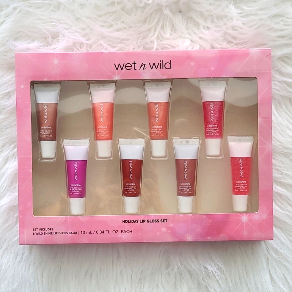 Wet and Wild Holiday Lip Gloss Set - 8 pieces